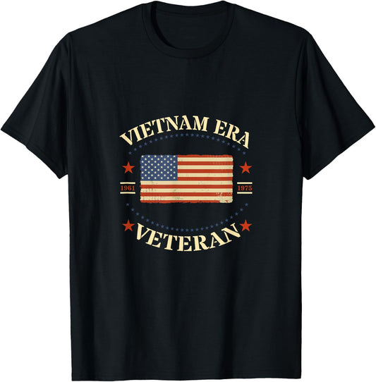 Vietnam Era Veteran 1961 - 1975 T-Shirt - T-Shirt | Black