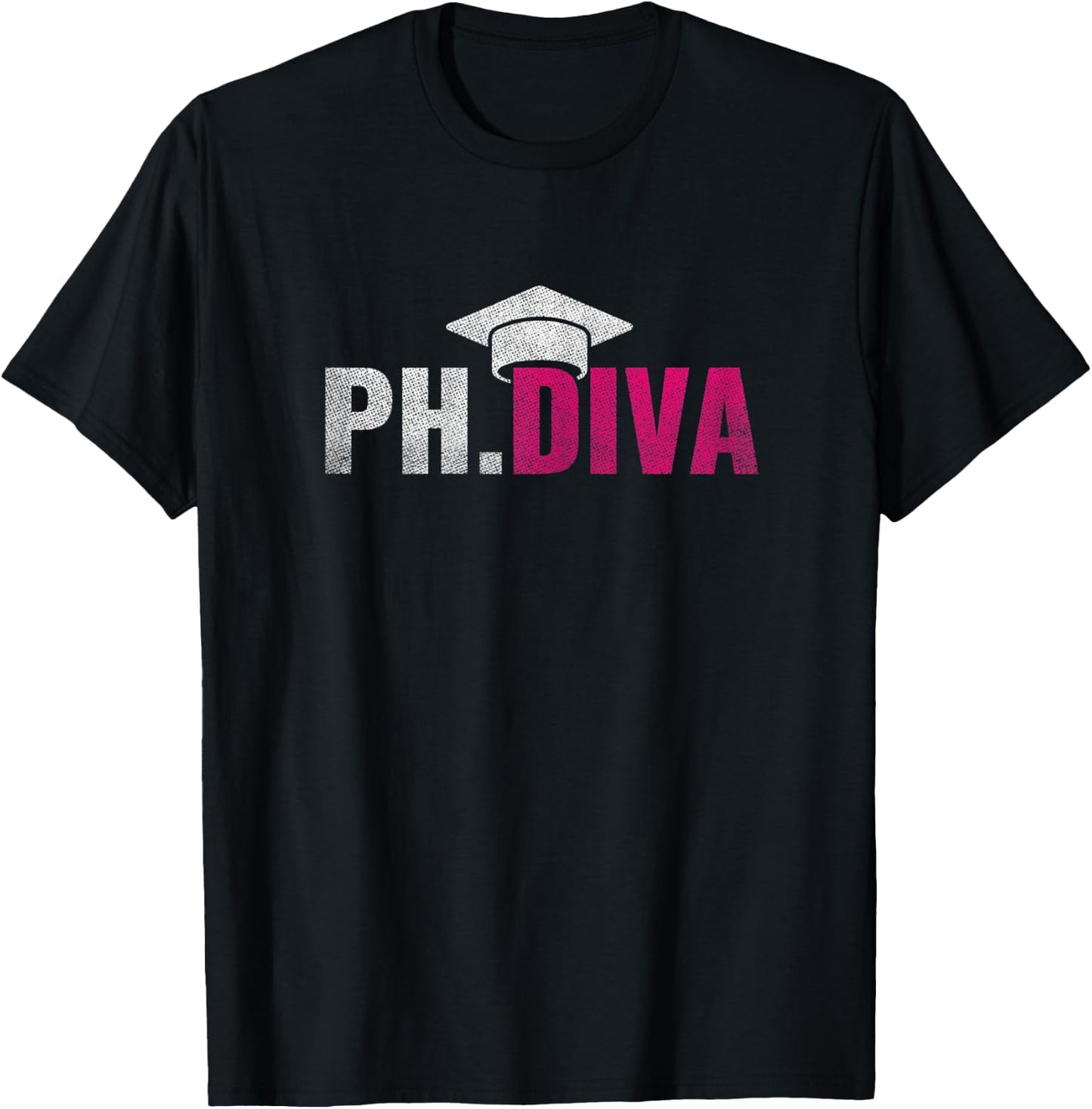 Ph.Diva PHD Student Graduation Degree Med Law School Gift T-Shirt - T-Shirt | Black