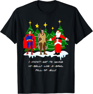 Christmas with Friends. Shake My Belly T-Shirt - T-Shirt | Black