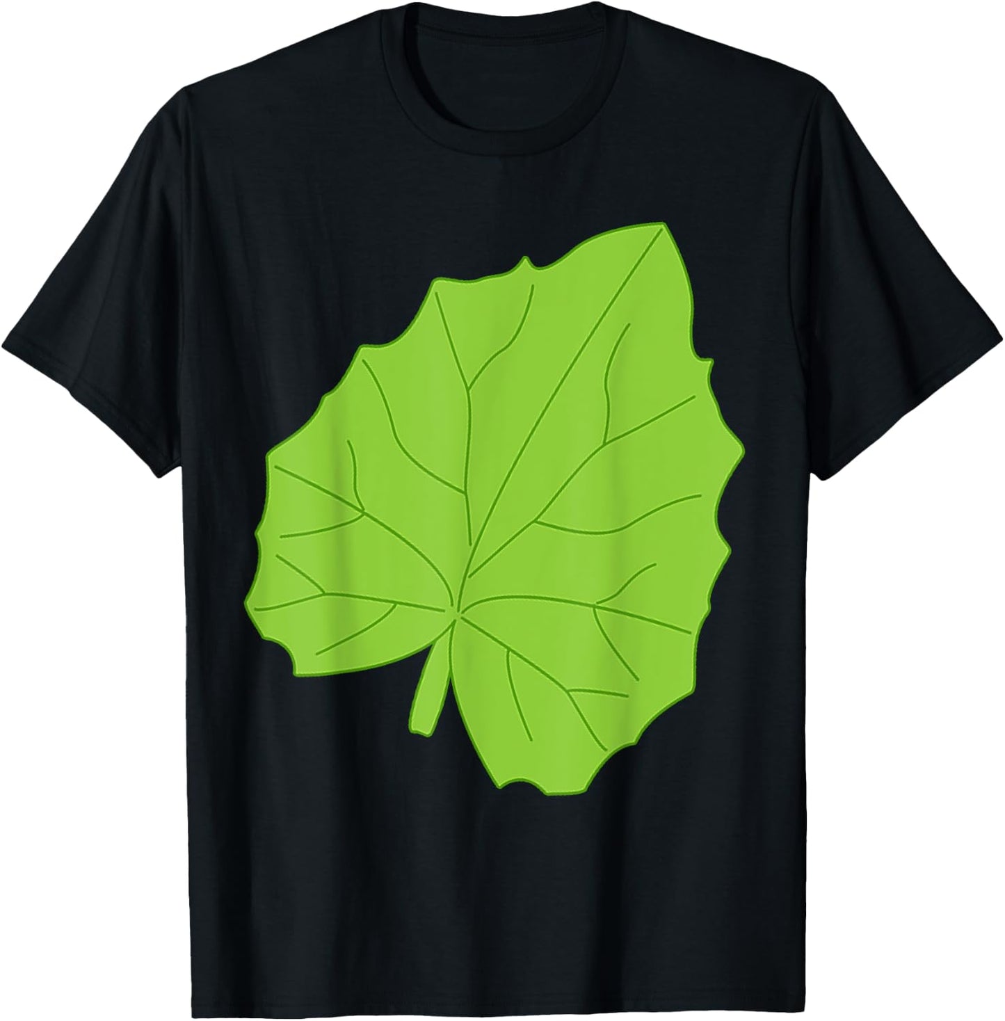 Matching with caterpillar - green leaf Halloween costume T-Shirt - T-Shirt | Black