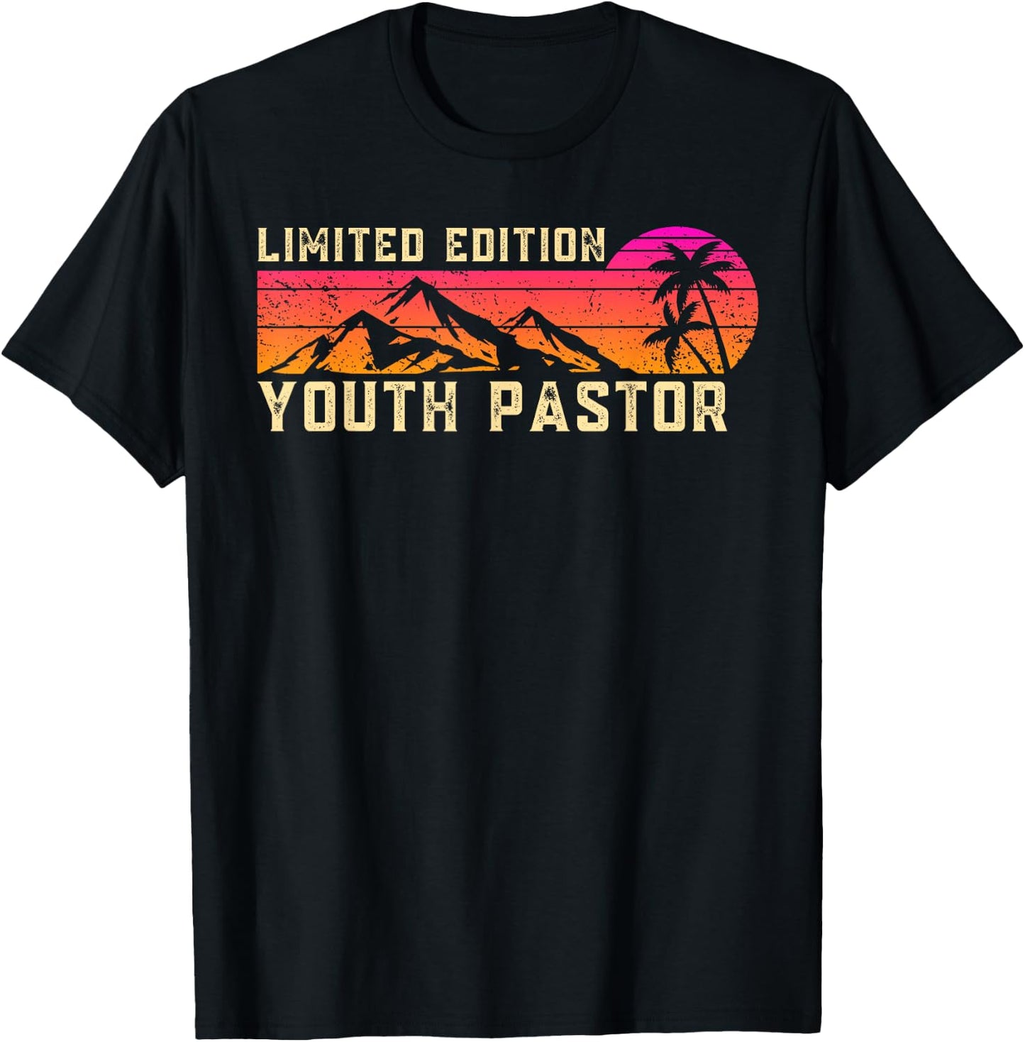 Youth Pastor Job Birthday Worker Professional T-Shirt - T-Shirt | Black