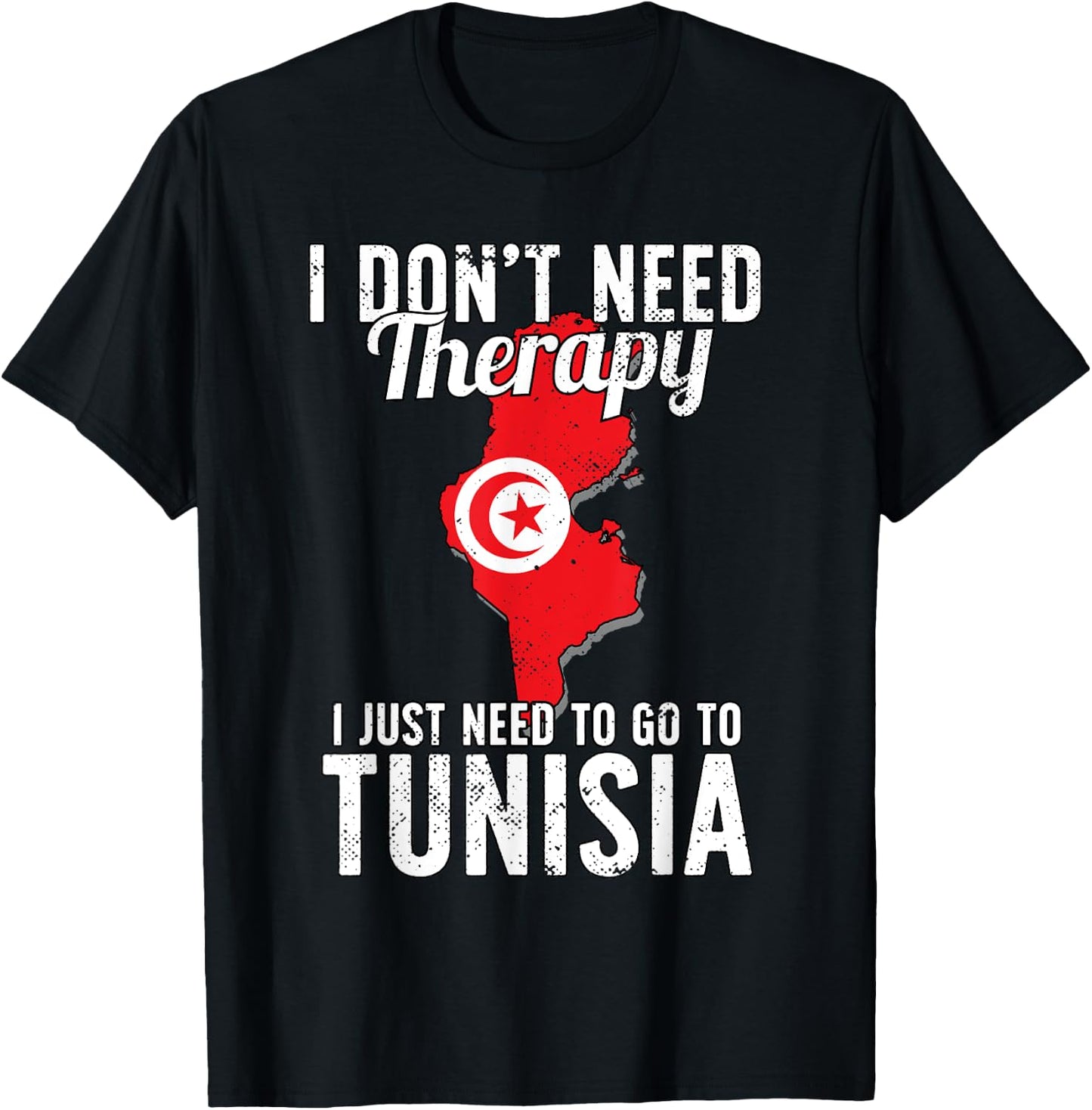 Tunisian Flag I Tunisia Flag I Vacation Tunisia T-Shirt - T-Shirt | Black