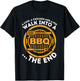 A Pig A Chicken And A Cow - Funny BBQ Smoker Barbecue Grill T-Shirt - T-Shirt | Black