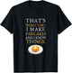 I Make Pancakes and I know Things Dad Mom Saturday Funny T-Shirt - T-Shirt | Black