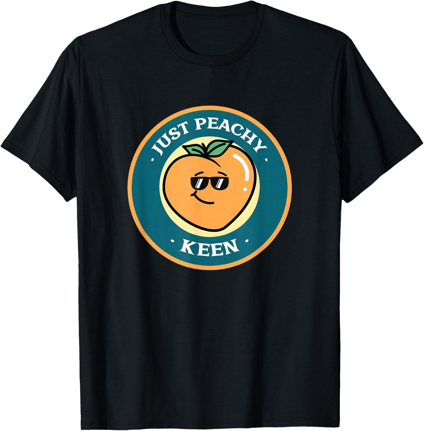 Just Peachy Keen T-Shirt - T-Shirt | Black