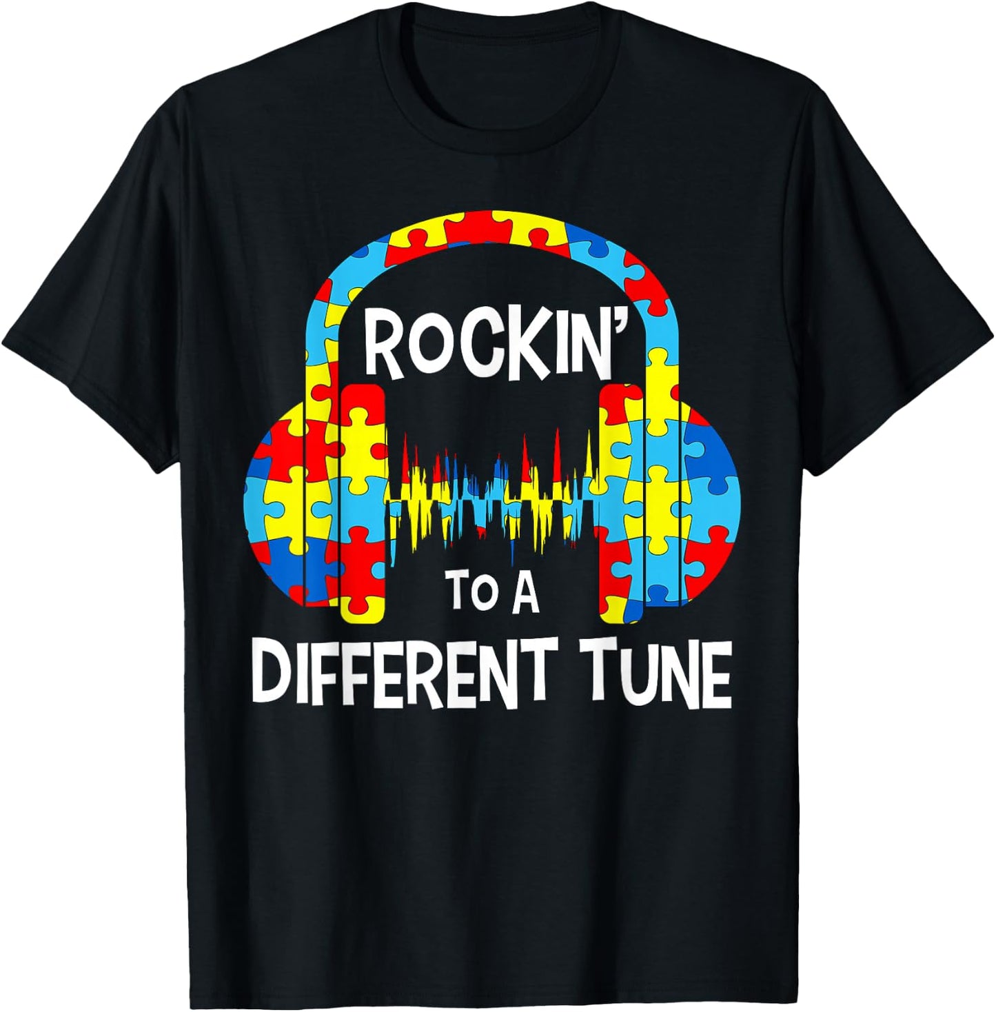 Motivational Saying Different Tune Men Women Inspiring Son T-Shirt - T-Shirt | Black