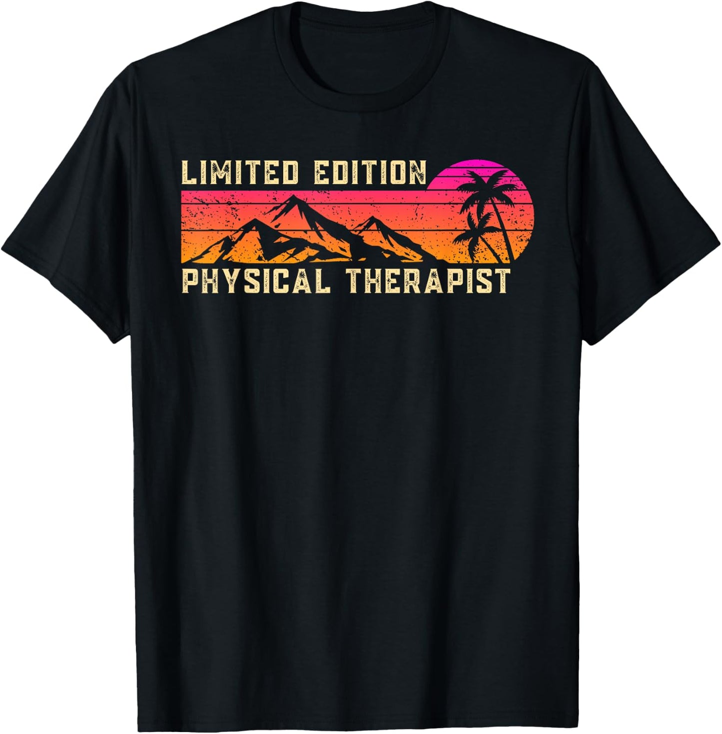 Physical Therapist Job Birthday Worker Professional T-Shirt - T-Shirt | Black