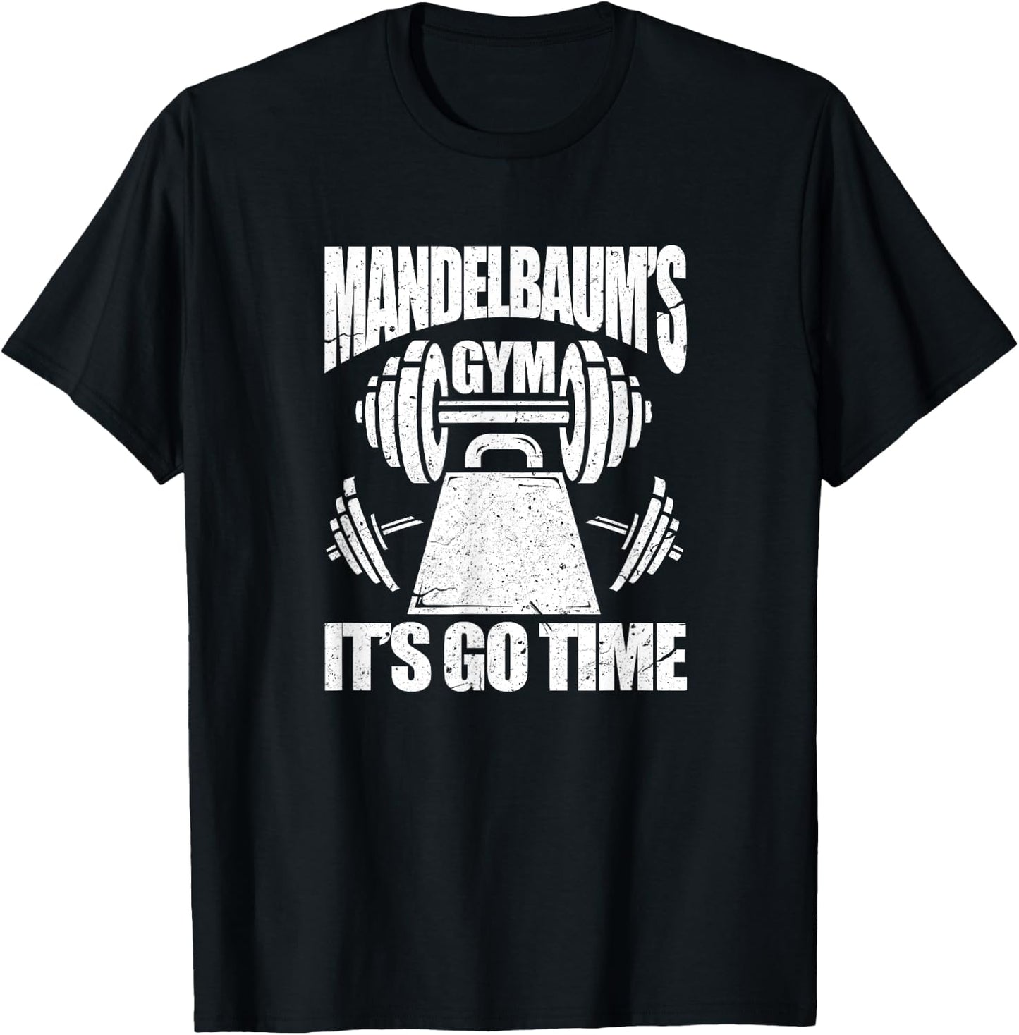 Mandelbaum's Gym Funny Bodybuilding Gym Workout Gift T-Shirt - T-Shirt | Black