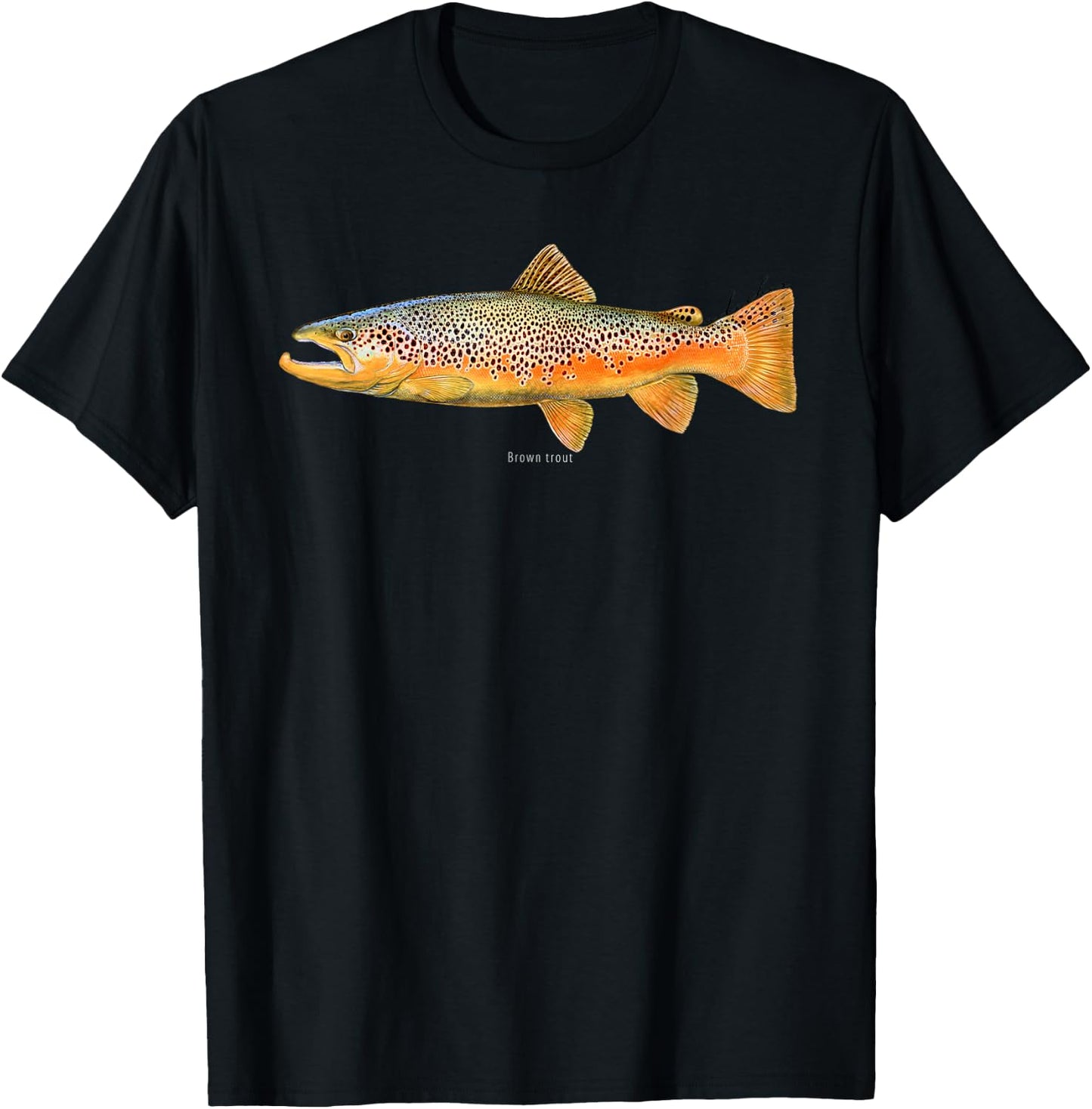Studio Abachar Brown Trout T-Shirt - T-Shirt | Black