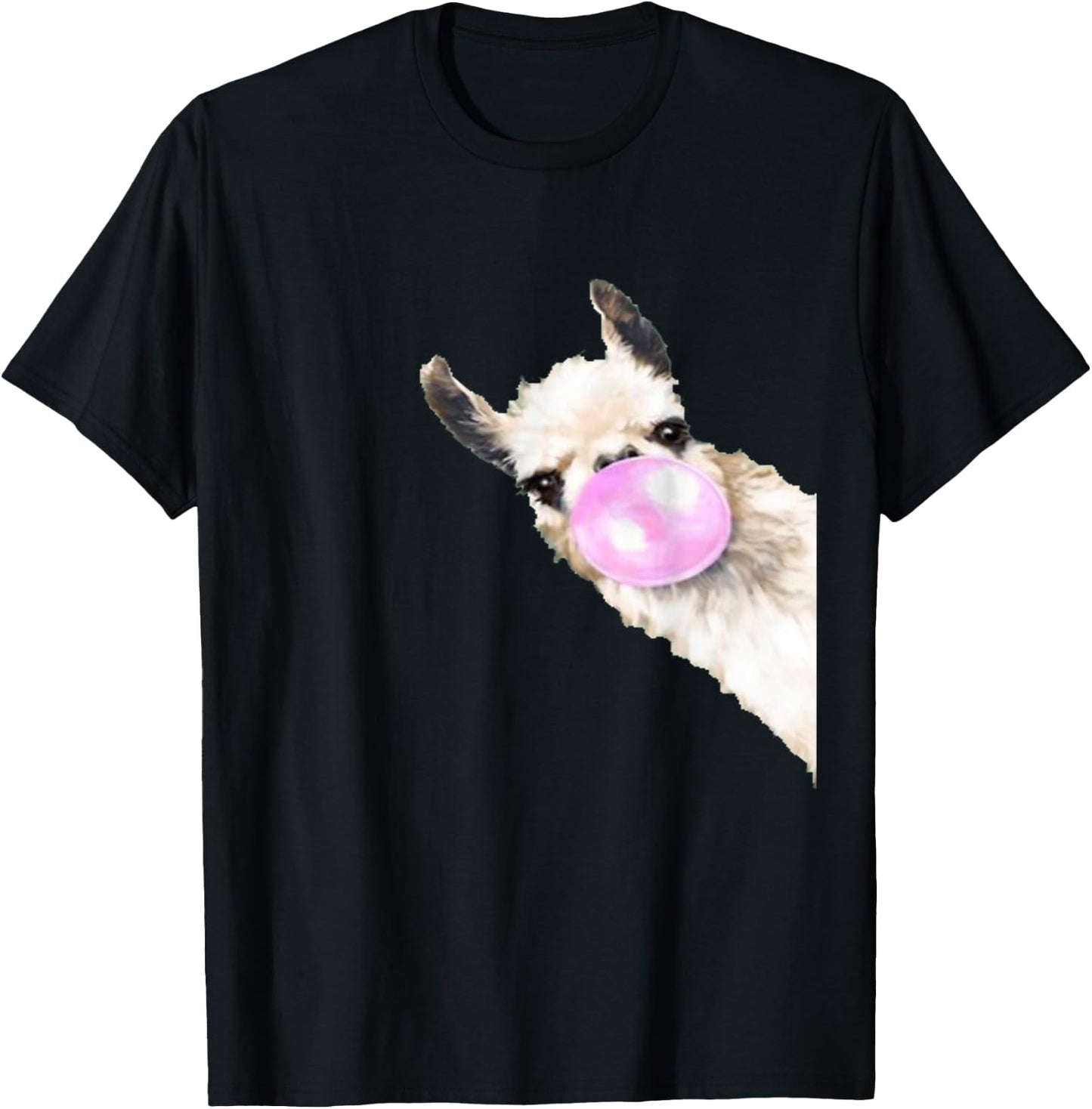 Vintage Llama Women Shirt Llama Lovers for kids and girls T-Shirt - T-Shirt | Black