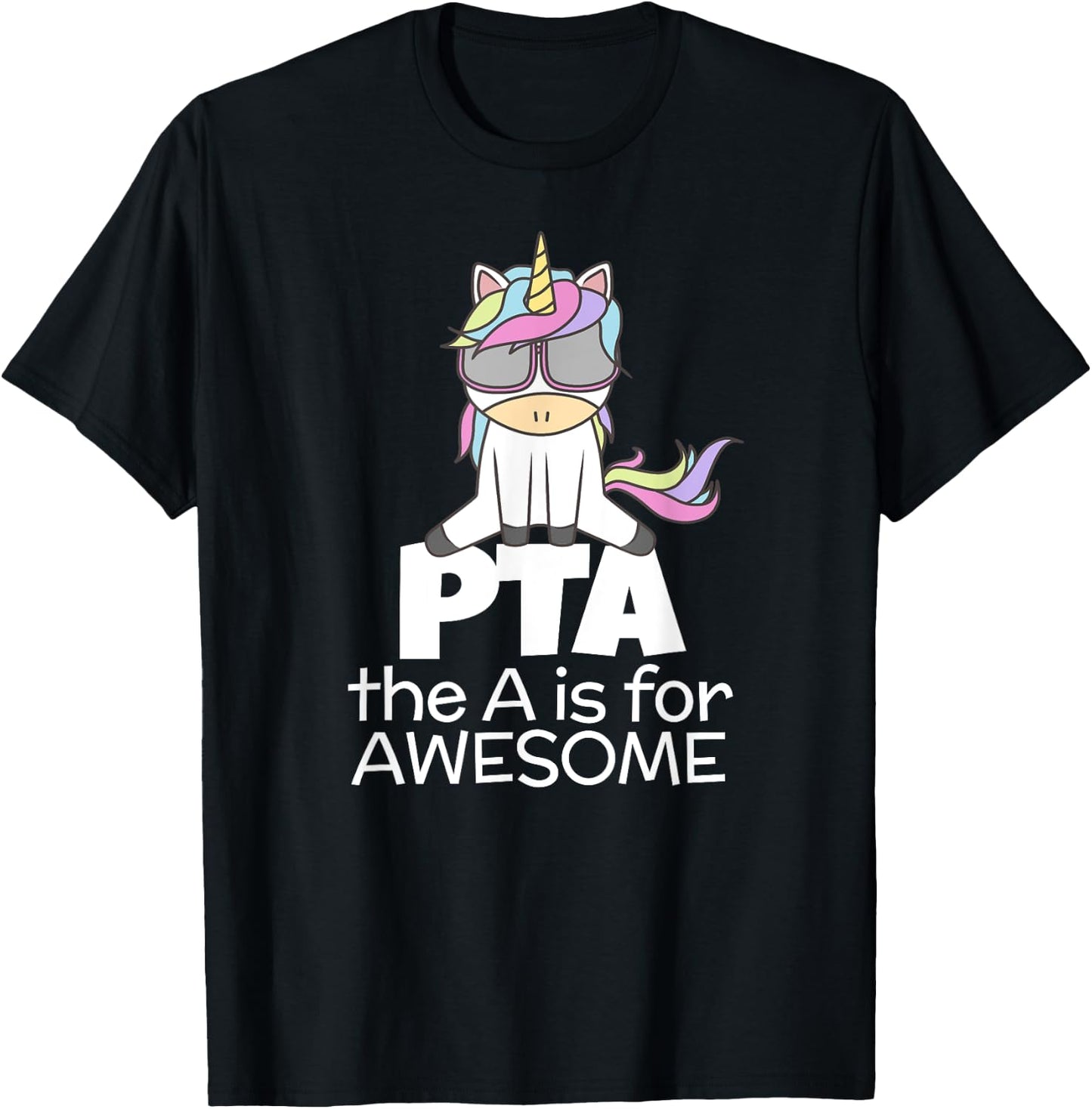 PTA Unicorn for Physical Therapist PT Assistant T-Shirt - T-Shirt | Black
