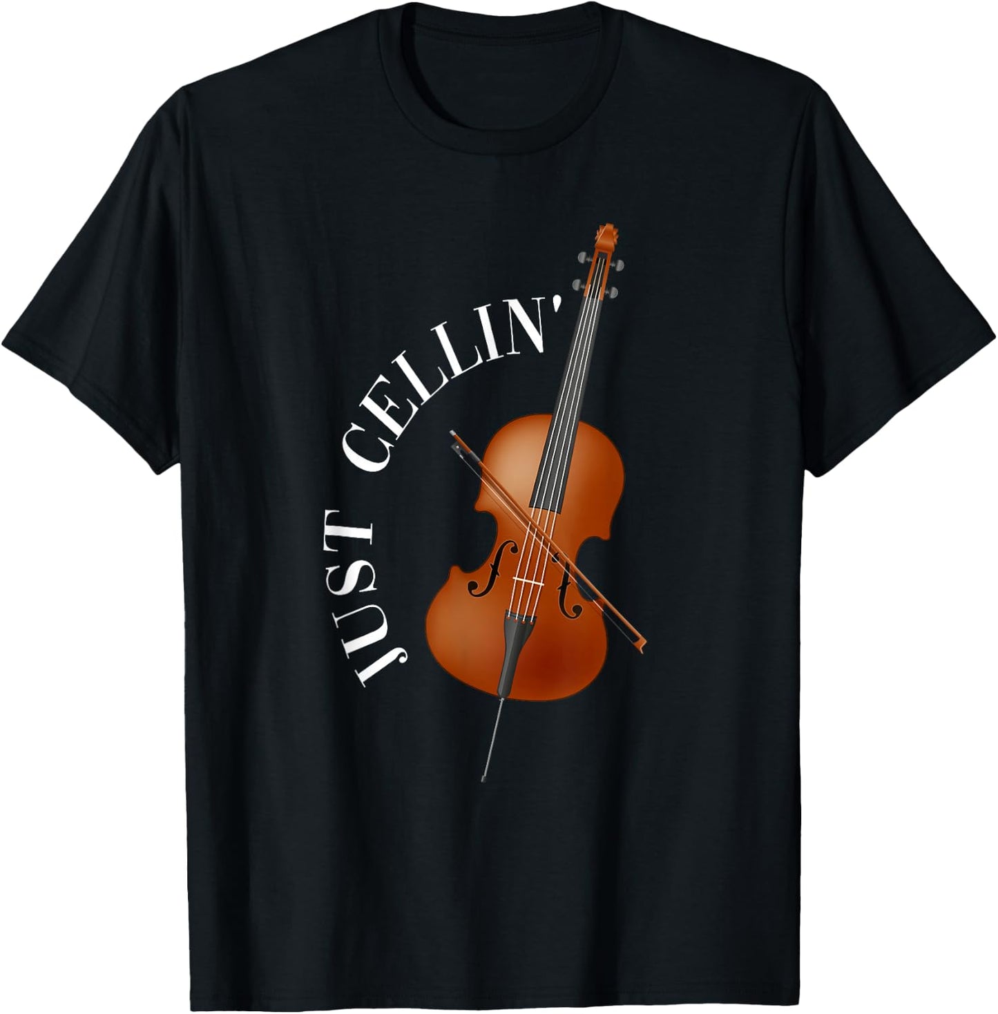 Just Cellin Cello T-Shirt - T-Shirt | Black