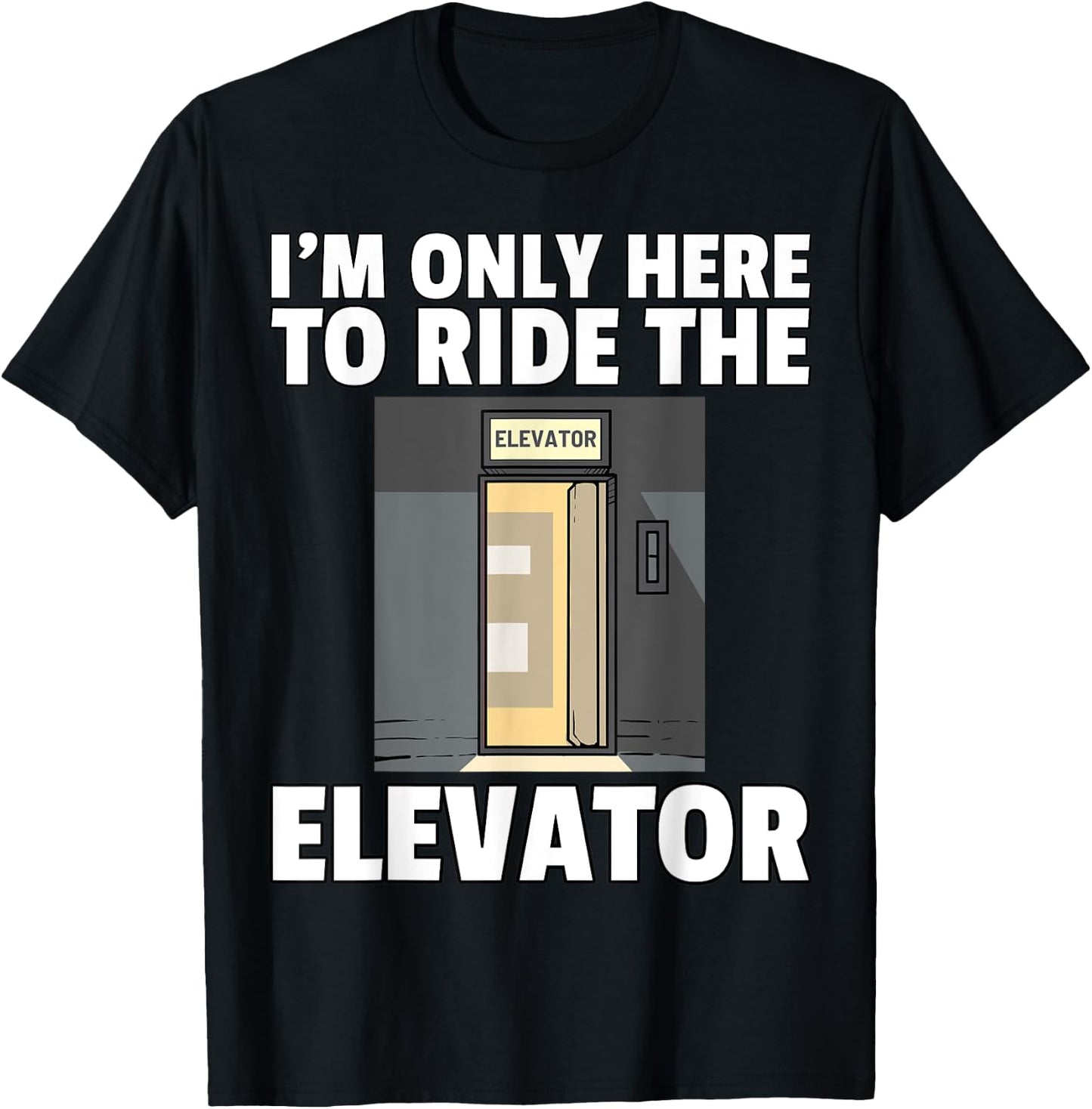 Elevator Buttons Mechanic Technician T-Shirt - T-Shirt | Black