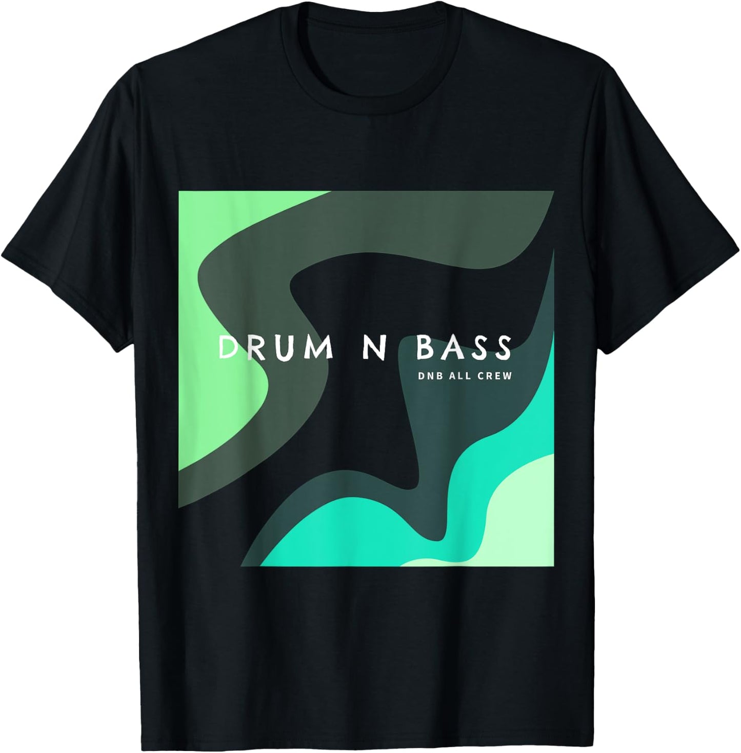 Drum And Bass Dubstep DNB Electro T-Shirt - T-Shirt | Black