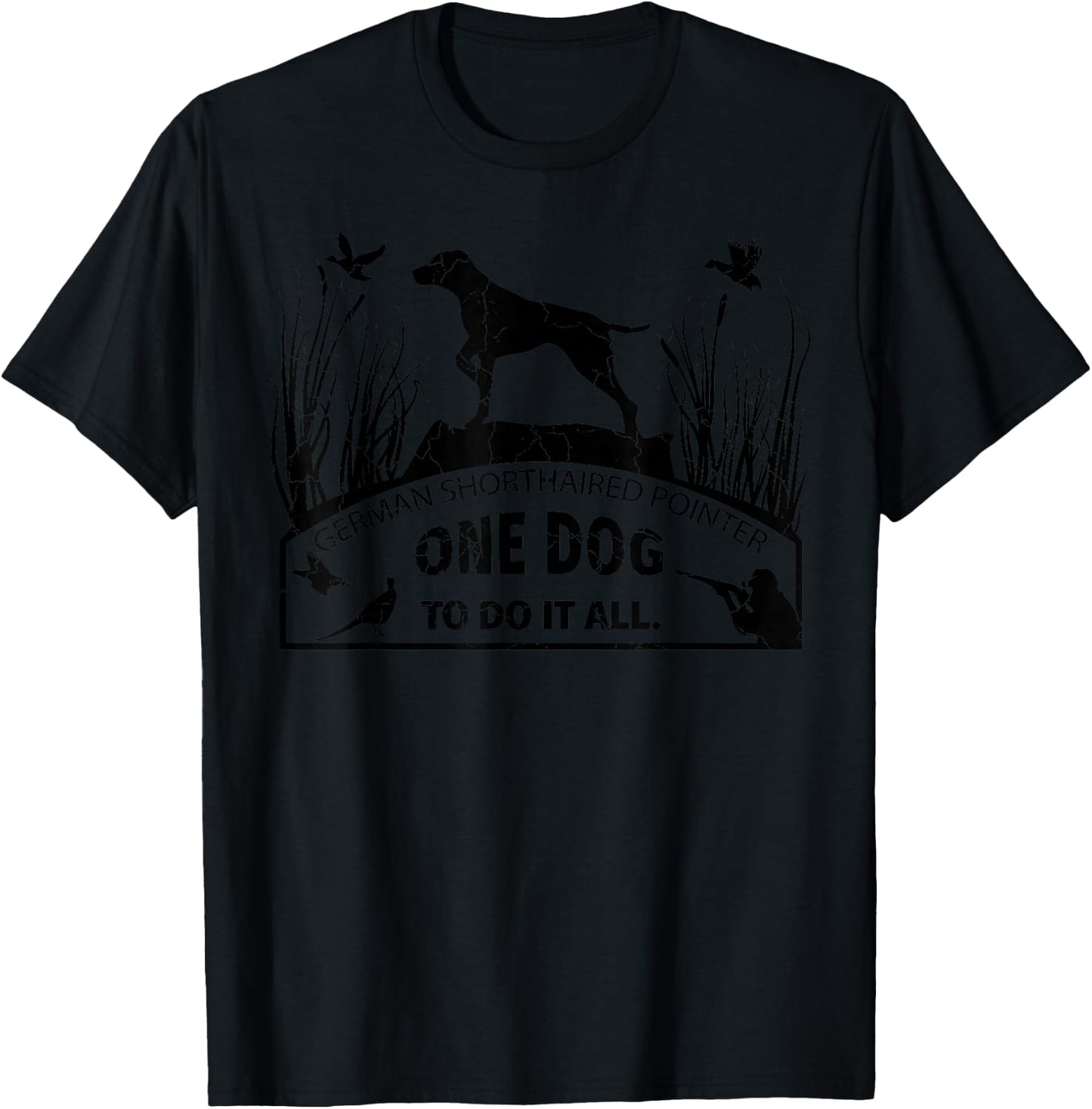 German Short Haired Pointer T-Shirt - T-Shirt | Black
