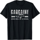 CAR ENTHUSIAST: Carcaine Car Driver Gift Auto Mechanic T-Shirt - T-Shirt | Black