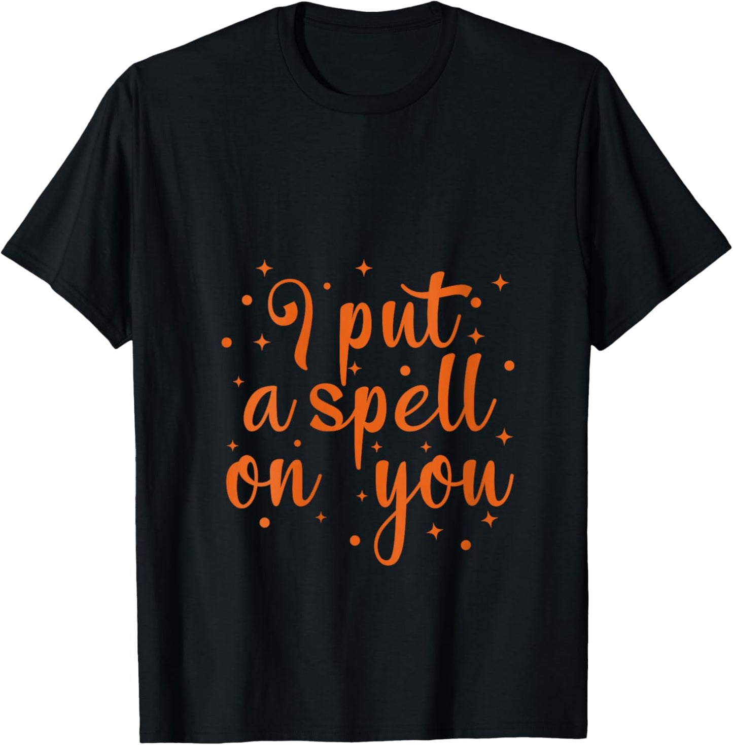I Put A Spell On You Halloween Costume for Witch Women Girls V-Neck T-Shirt - T-Shirt | Black