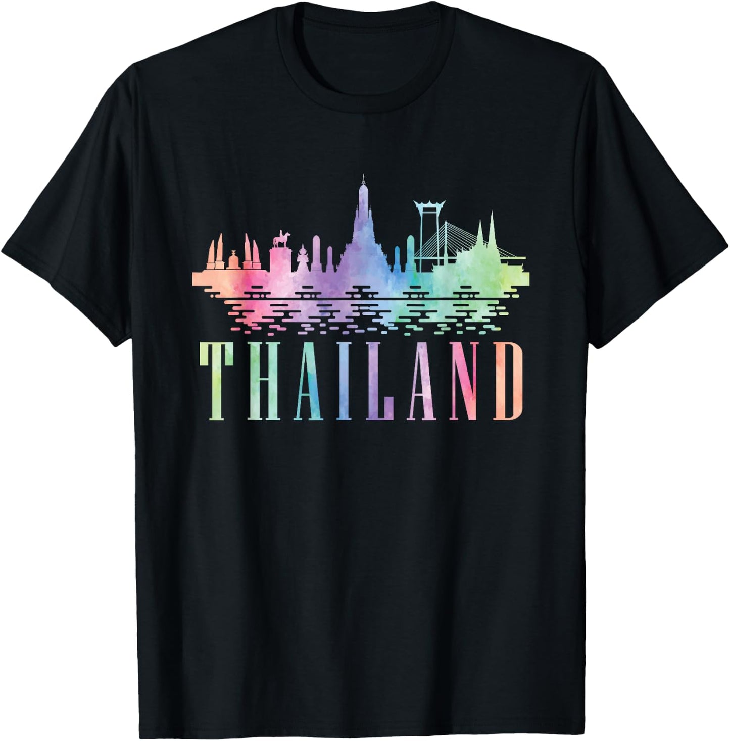 Thailand Thai Flag Thai Food T-Shirt - T-Shirt | Black