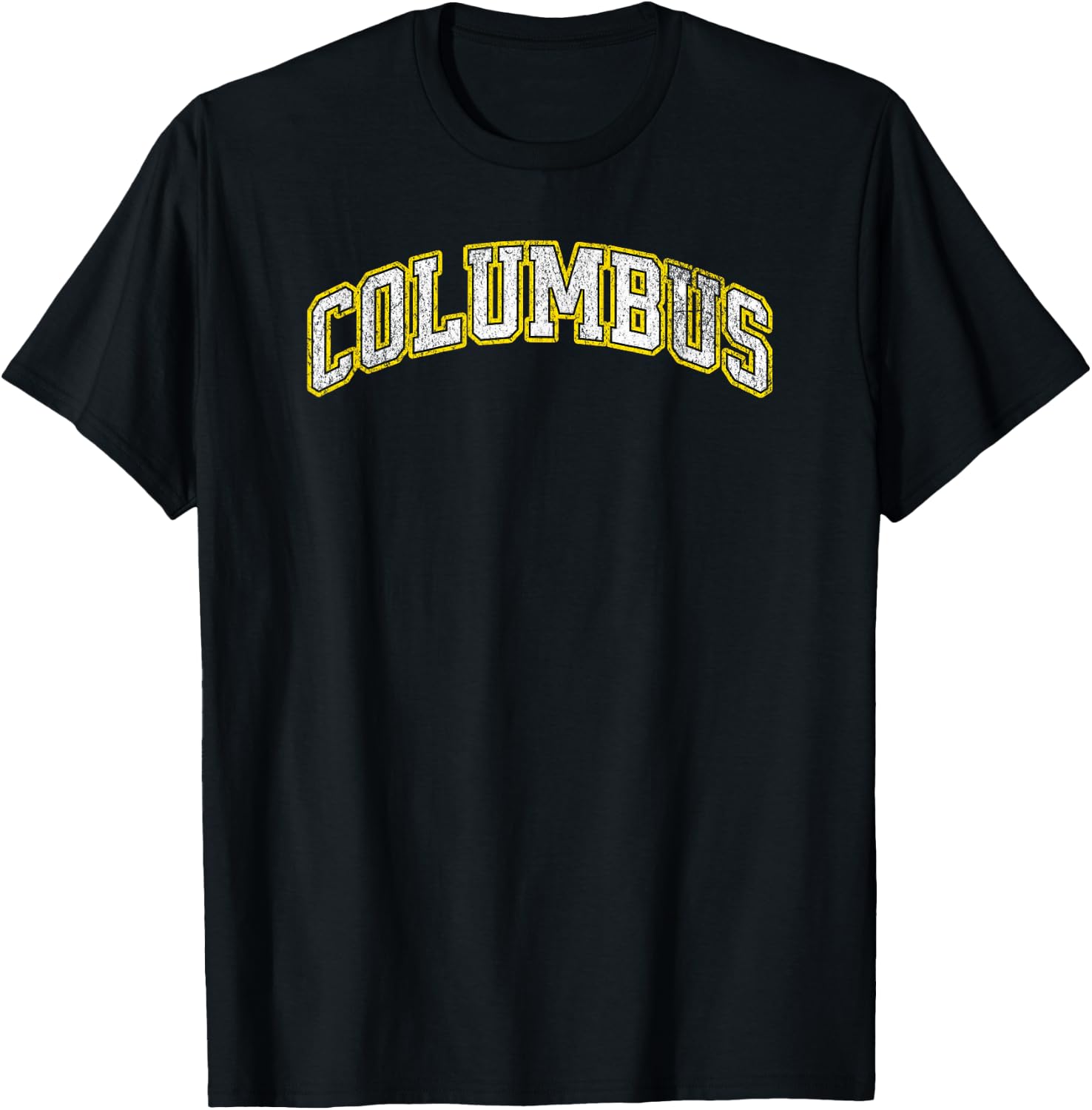 Columbus soccer vintage city T-Shirt - T-Shirt | Black