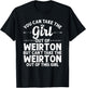 Girl Out Of WEIRTON WV WEST VIRGINIA Gift Funny Home Roots T-Shirt - T-Shirt | Black
