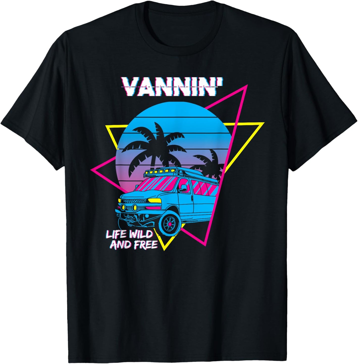Vanlife Vannin - Vandweller Van Life Vannin T-Shirt - T-Shirt | Black