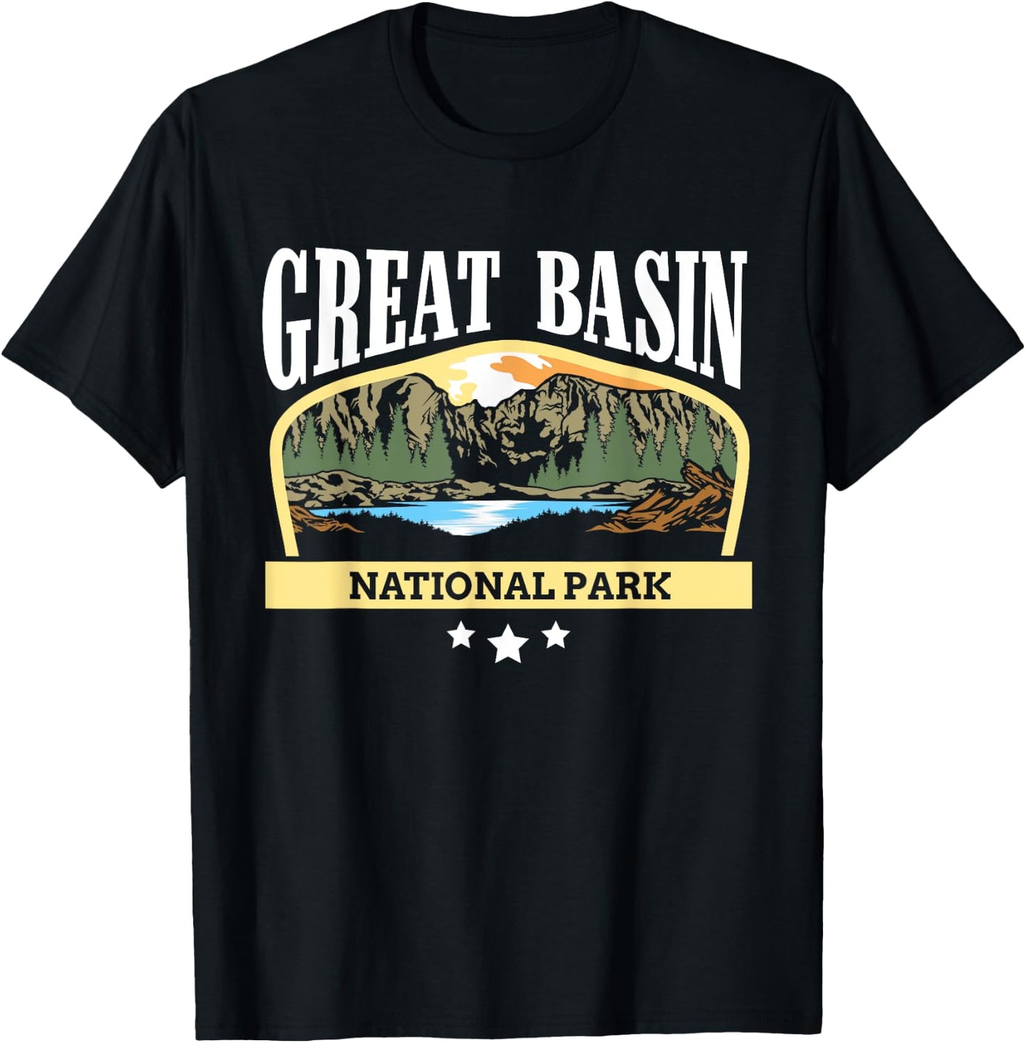 Great Basin National Park US USA Nevada T-Shirt - T-Shirt | Black