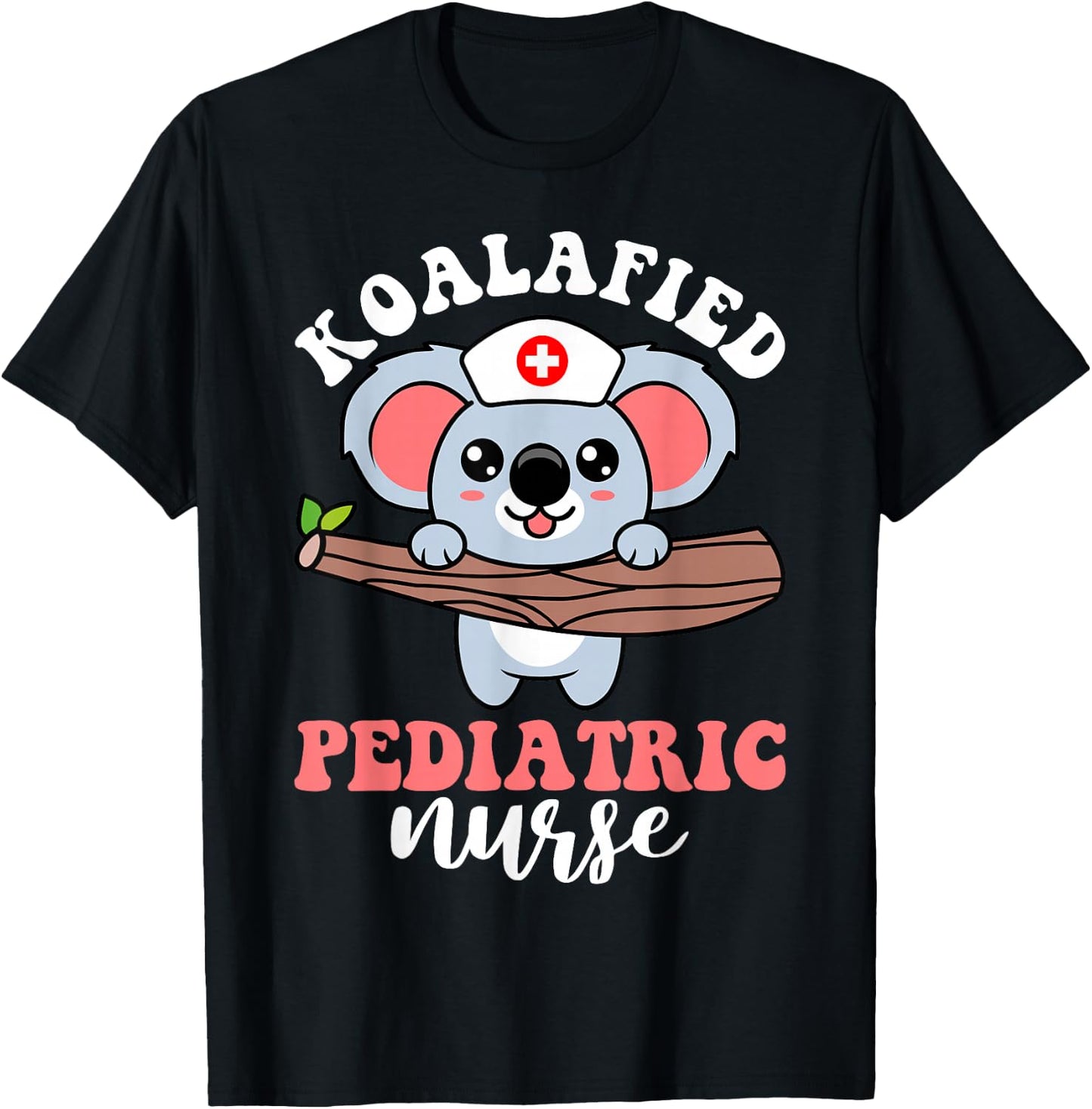 Koalafied Pediatric Nurse Pediatrician Pediatrist Graphic T-Shirt - T-Shirt | Black