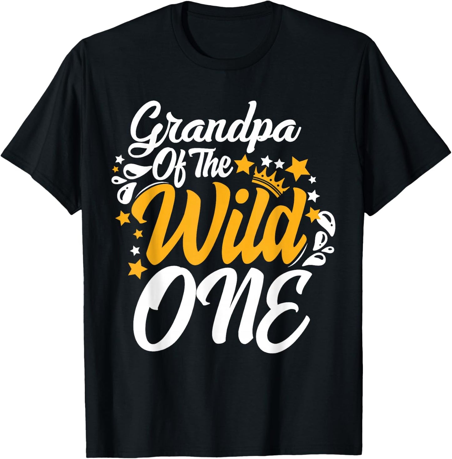 Grandpa of the wild one 1st Birthday party First Thing men T-Shirt - T-Shirt | Black