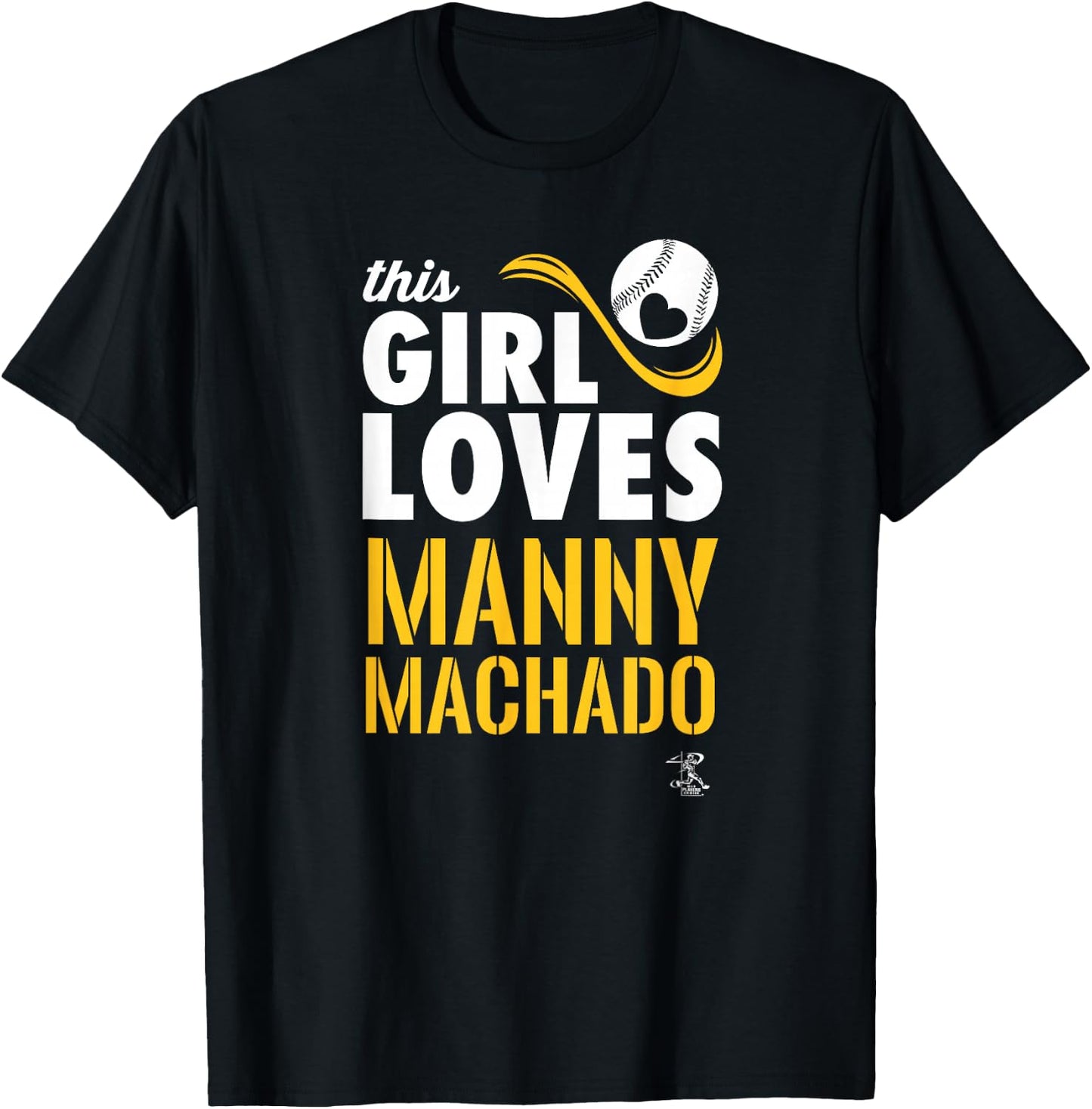 Manny Machado This Girl Loves Gameday T-Shirt - T-Shirt | Black