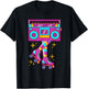 Retro Rollerskates Funny 80's Roller Disco Skating Girl Gift T-Shirt - T-Shirt | Black