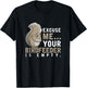 Excuse Me Your Birdfeeder Is Empty Squirrel T-Shirt - T-Shirt | Black