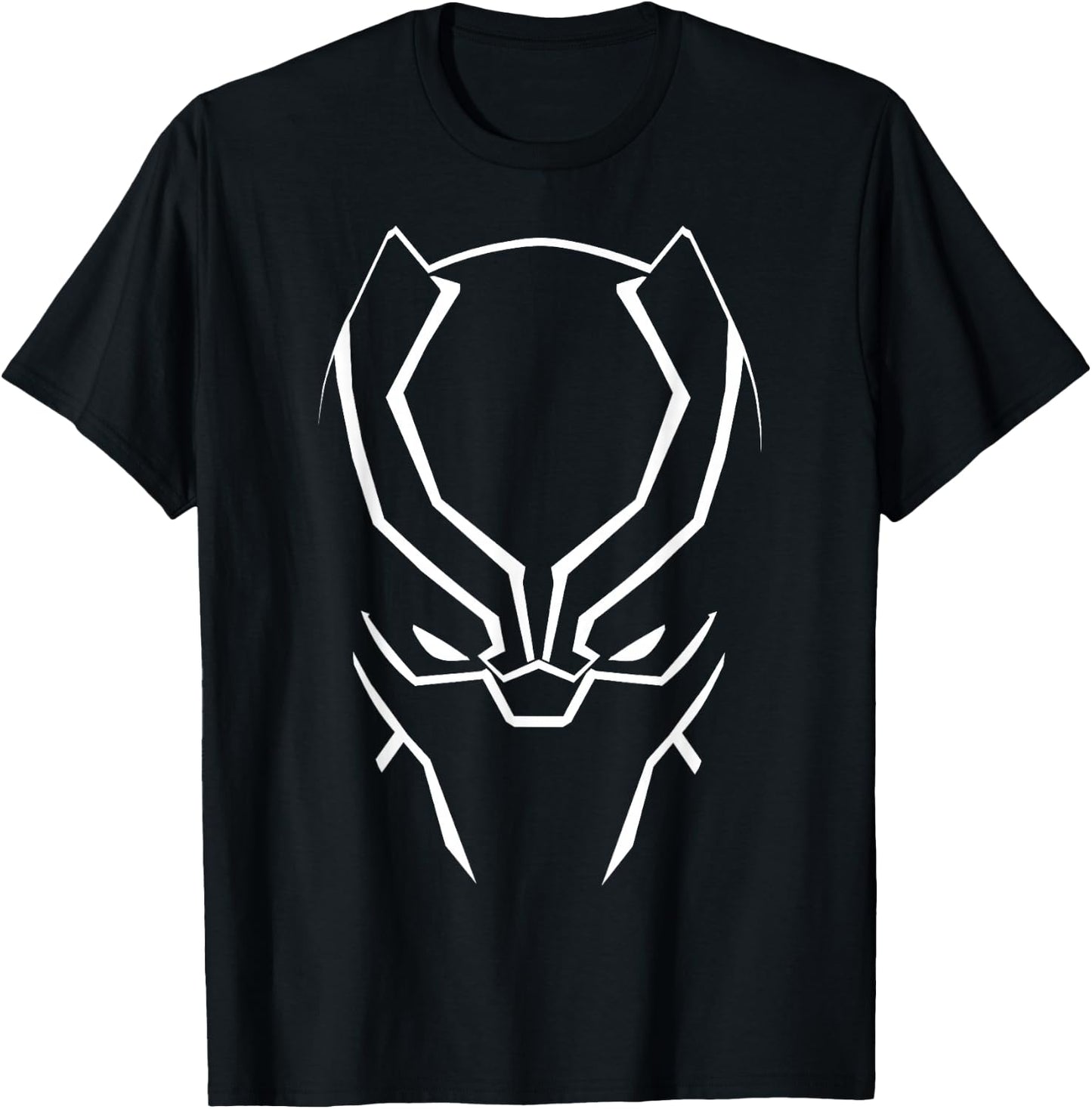 Marvel Avengers Black Panther Big Face T-Shirt - T-Shirt | Black