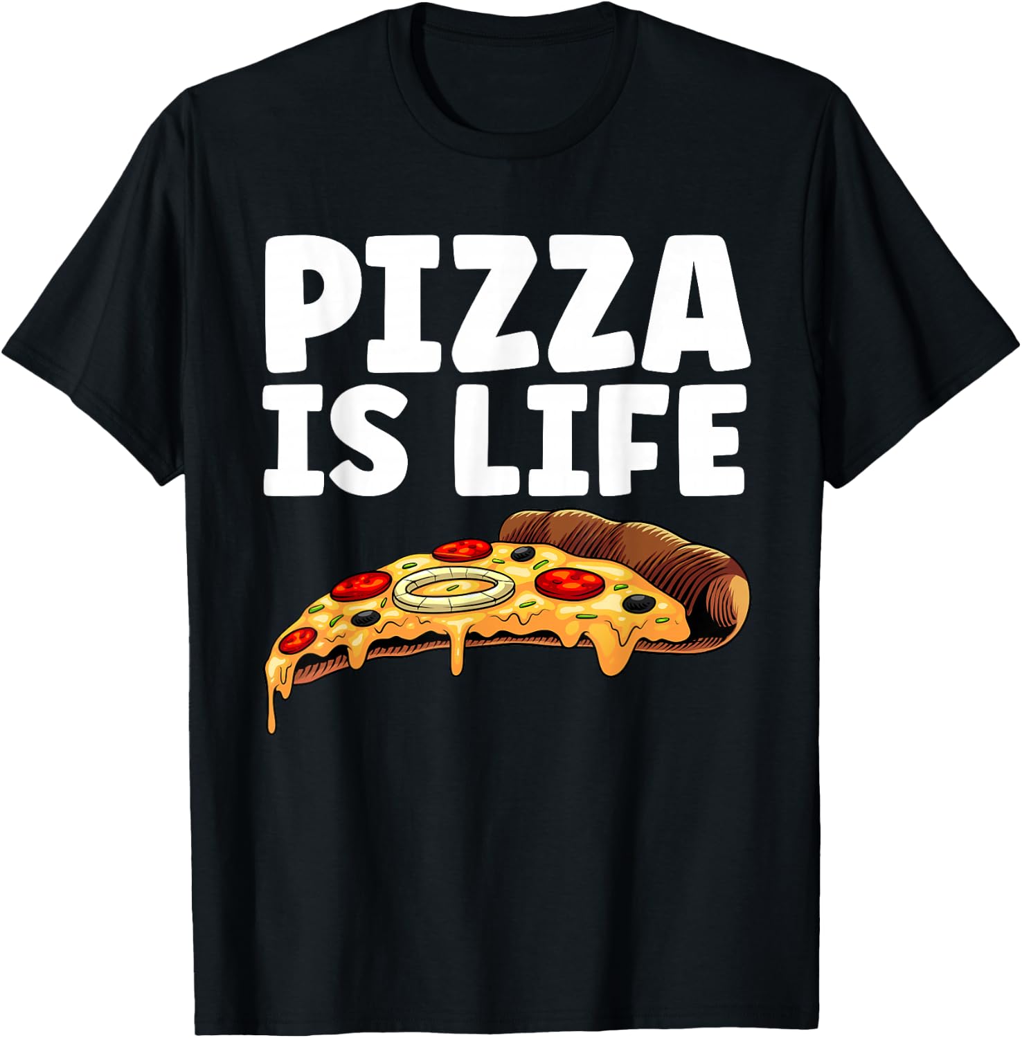 Cool Pizza Women Hawaiian Pizza Lovers Italian Food T-Shirt - T-Shirt | Black
