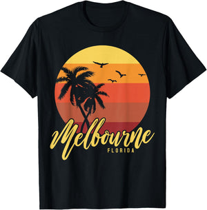 Melbourne Florida T-Shirt - T-Shirt | Black