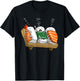 Funny Sleeping Sushi Roll Lover Party Cool Girl T-Shirt - T-Shirt | Black