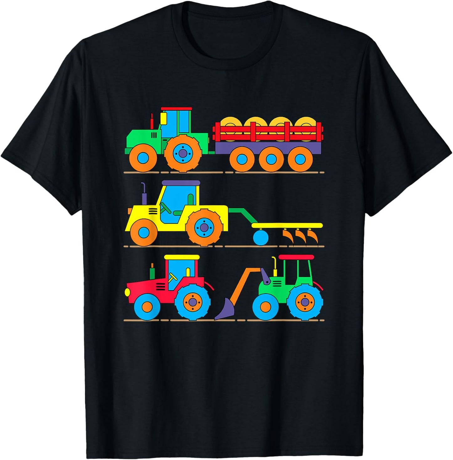 Tractors Tractor Bulldog Agricultural Machines Boys T-Shirt - T-Shirt | Black