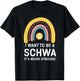 I Want To Be A Schwa Its Never Stressed Linguistics Spelling T-Shirt - T-Shirt | Black