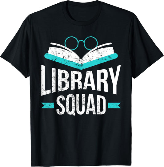 Library Squad T-Shirt - T-Shirt | Black