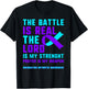 Rheumatoid Arthritis Real Battle Prayer RA Disease Warrior T-Shirt - T-Shirt | Black
