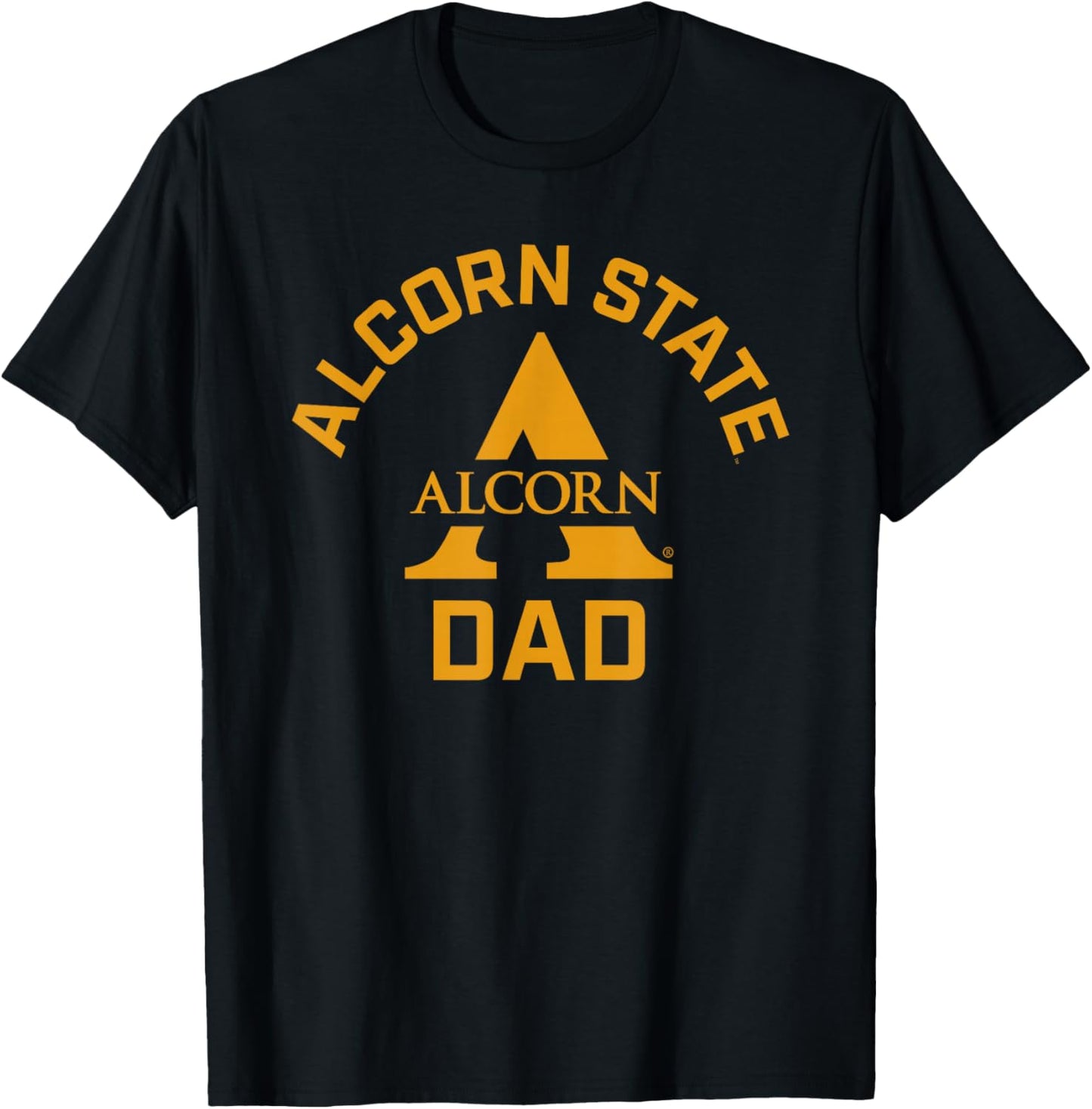 Alcorn State University Braves Arched Dad T-Shirt - T-Shirt | Black