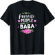 My Favorite People Call Me Baba Serbian Grandma T-Shirt - T-Shirt | Black
