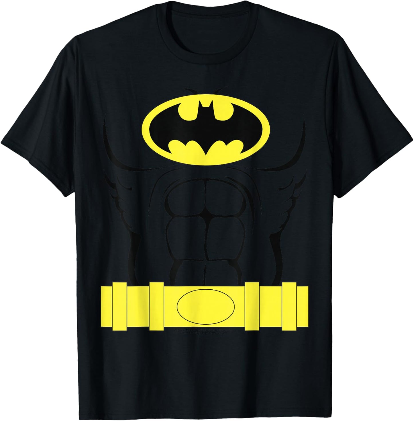 DC Comics Batman Costume Outline Small T-Shirt - T-Shirt | Black