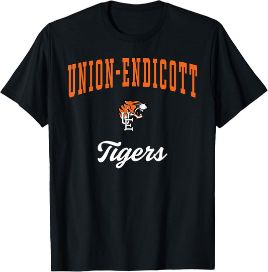 Union-Endicott High School Tigers T-Shirt - T-Shirt | Black