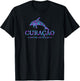 Curacao Dolphin Boys Girls Toddler Colourful Souvenir T-Shirt - T-Shirt | Black