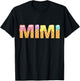 Mimi Of The Sweet One Ice Cream 1st First Birthday Family T-Shirt - T-Shirt | Black