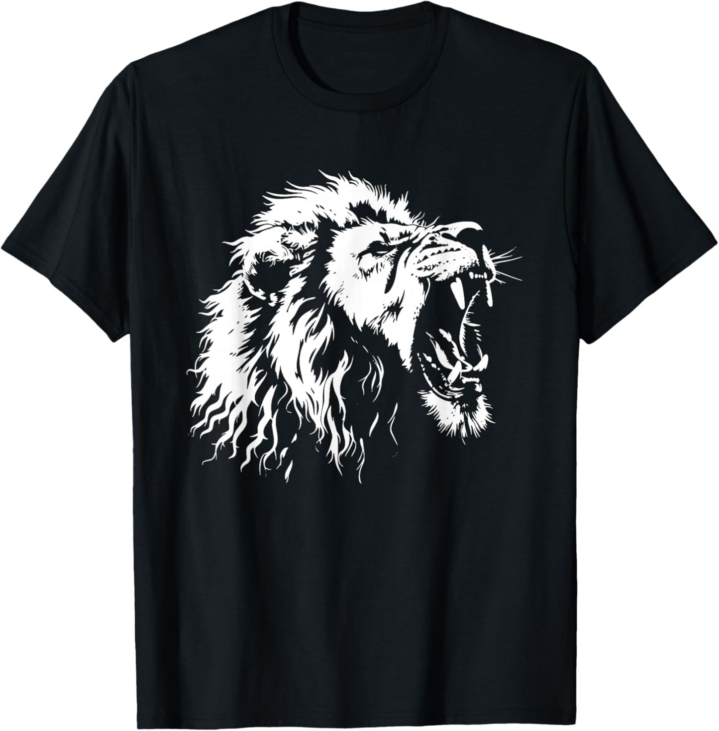 Lion Graphic T-Shirt - T-Shirt | Black