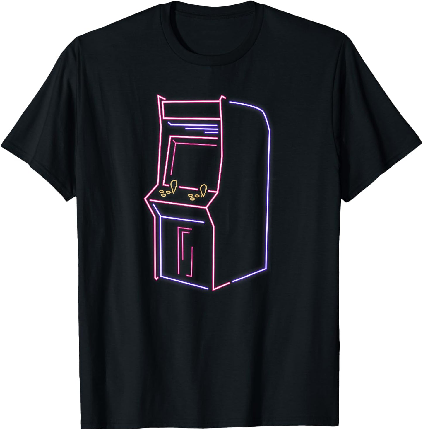 Arcade Video Gamer Game Machine Vintage 80S 90S Retro T-Shirt - T-Shirt | Black