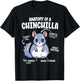 Anatomy Of A Chinchilla Shirts Lover Mom T-Shirt - T-Shirt | Black