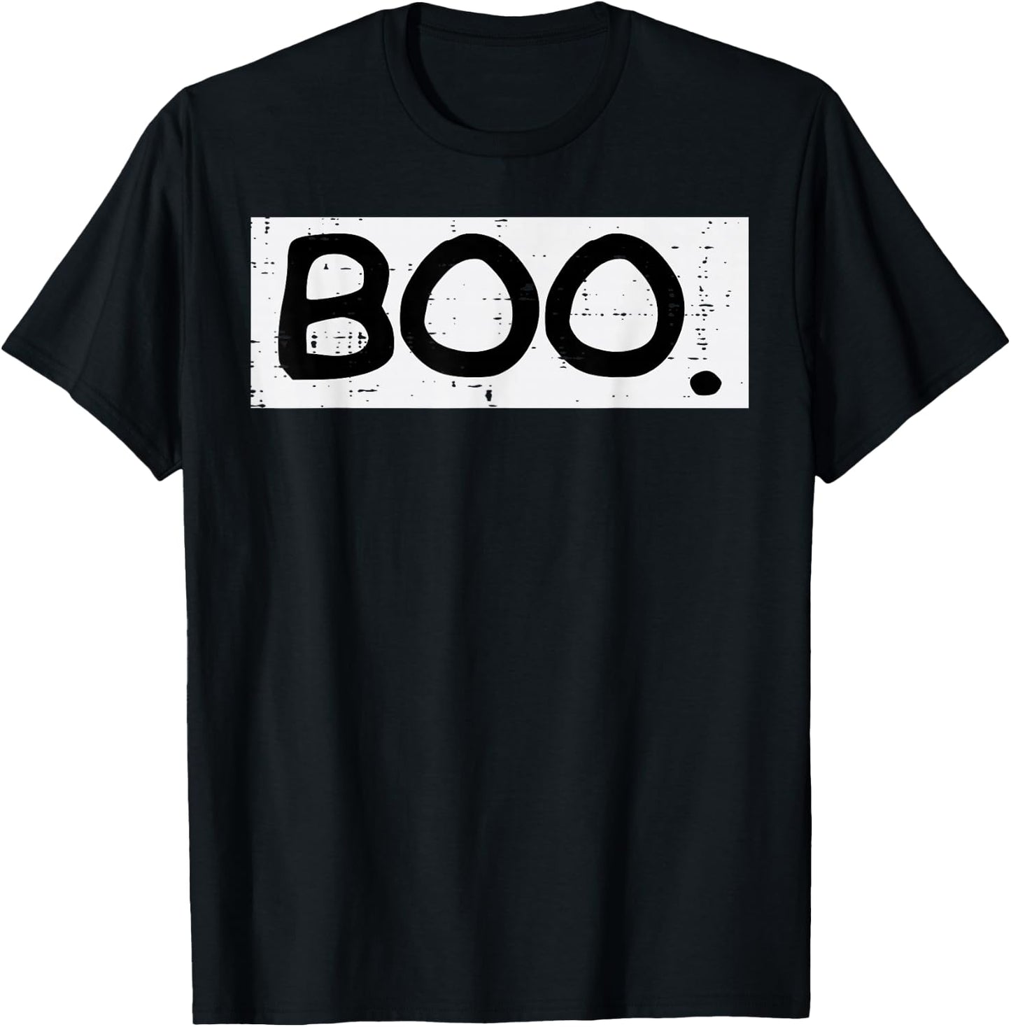 Boo Halloween Costume Lazy Women Men Kids Boys Girls Teens T-Shirt - T-Shirt | Black