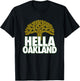 Hella Oakland shirts, Hella Bay, The Bay, Oakland Tree, 510 T-Shirt - T-Shirt | Black